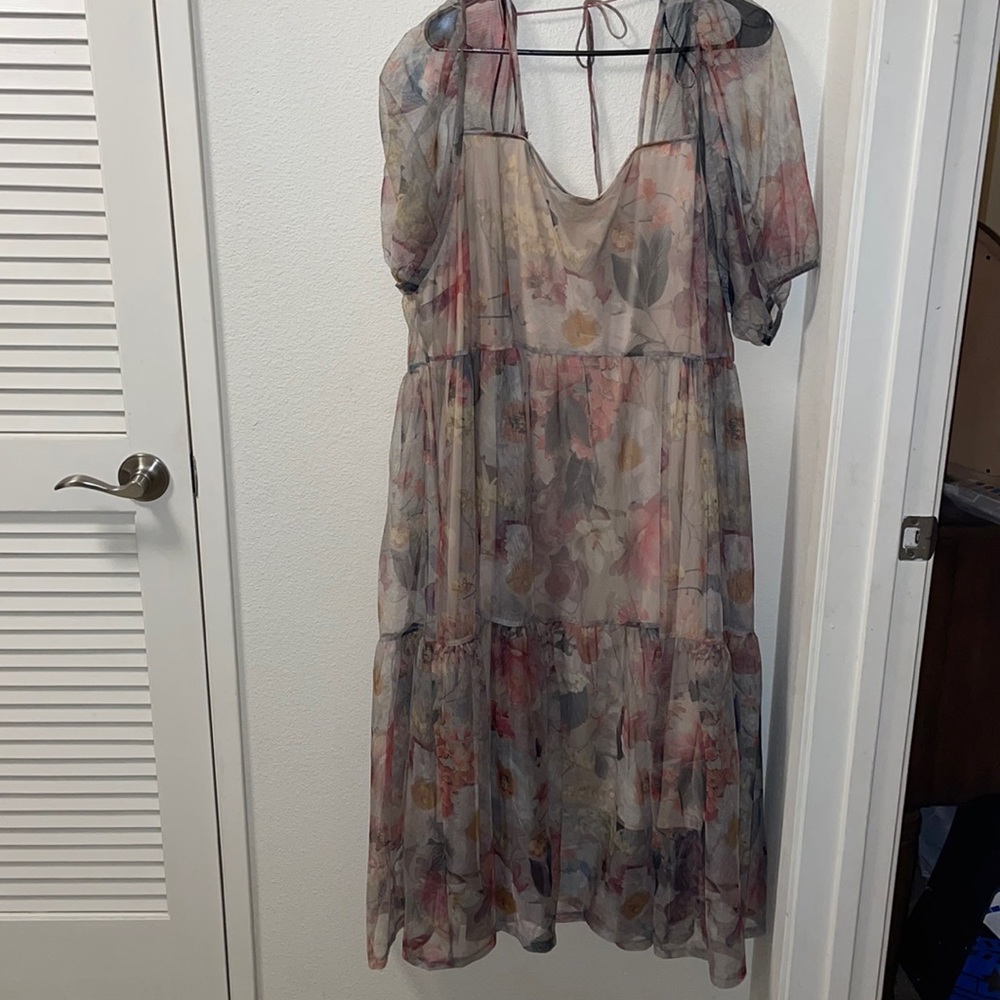 H&M long flower dress
